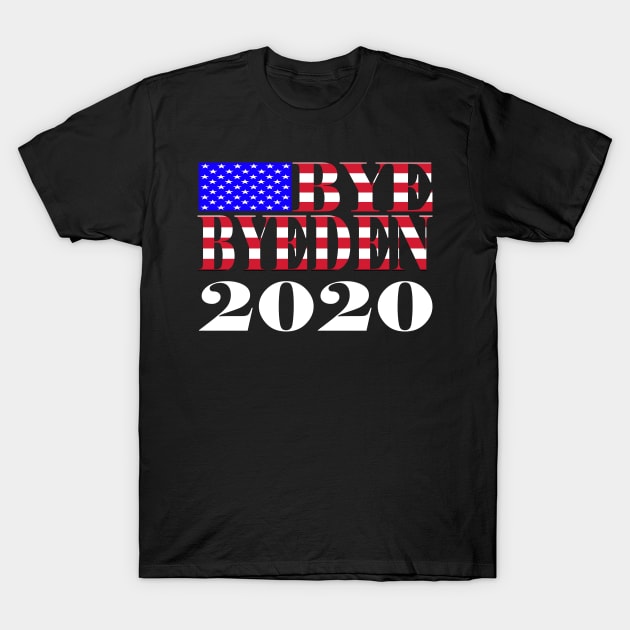 Bye Byeden Dump Biden Election 2020 Pro Trump T-Shirt by Little Treasures